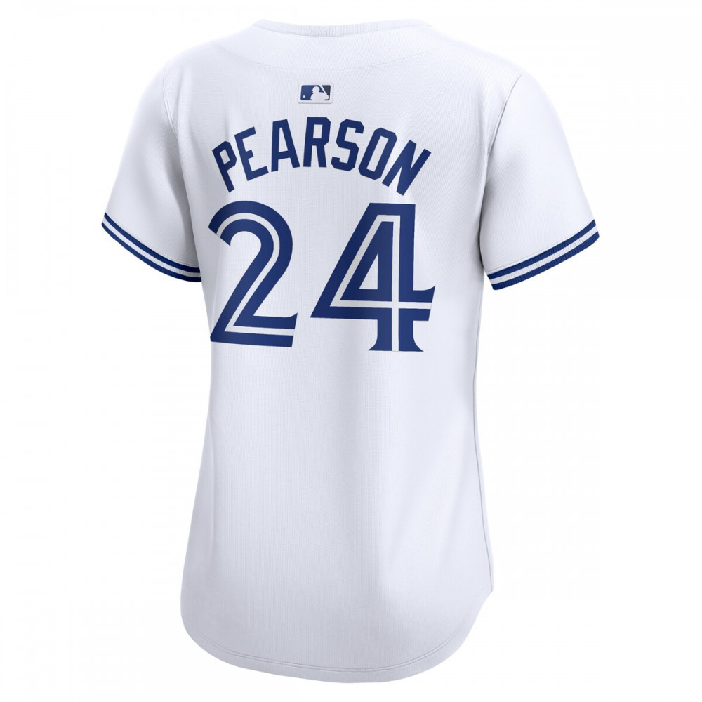 Nate Pearson Toronto Blue Jays Women's Home Limited Player Jersey - White-Pro Kit Vault | Brand New 26/27 Sports Jerseys